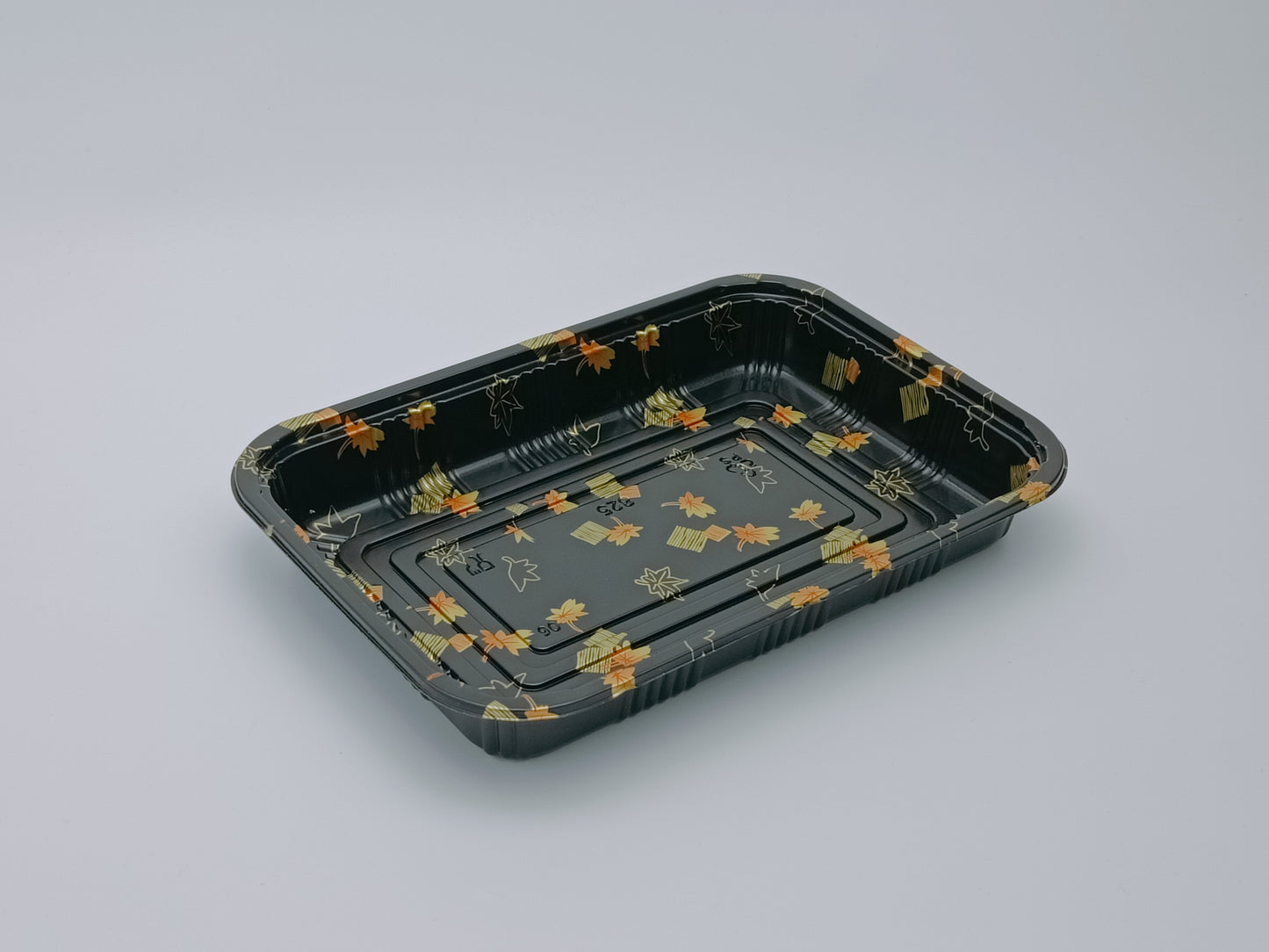 JN825 SushiTray – Inner Lock, JN825 (9.1×6.4") Rectangular PET Tray with Lid