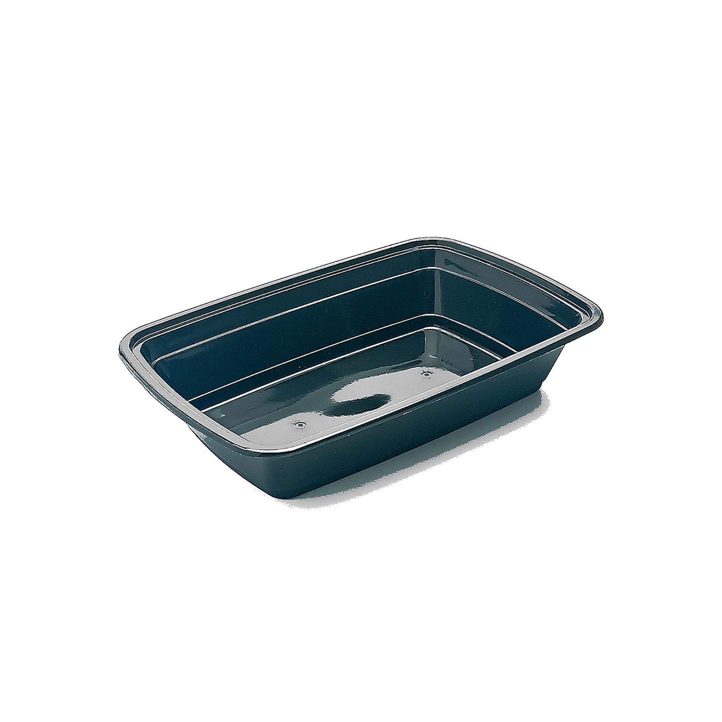 JN78 rectangular PP food container base without lid on white background