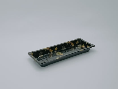 01 8.5×3.5 Inch Disposable PET Sushi Tray with Lid