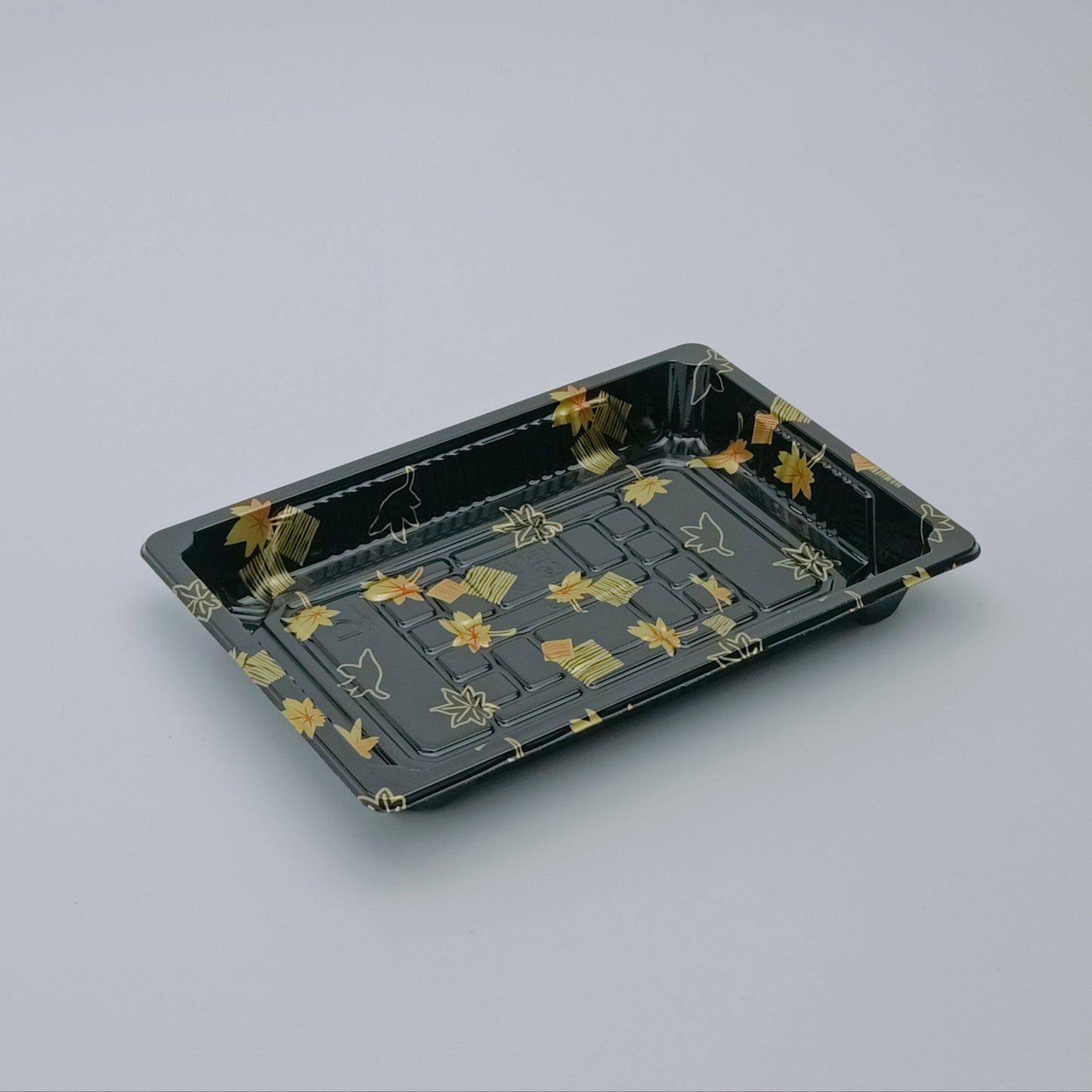 10 7.3×5.1 Inch Disposable PET Sushi Tray with Lid