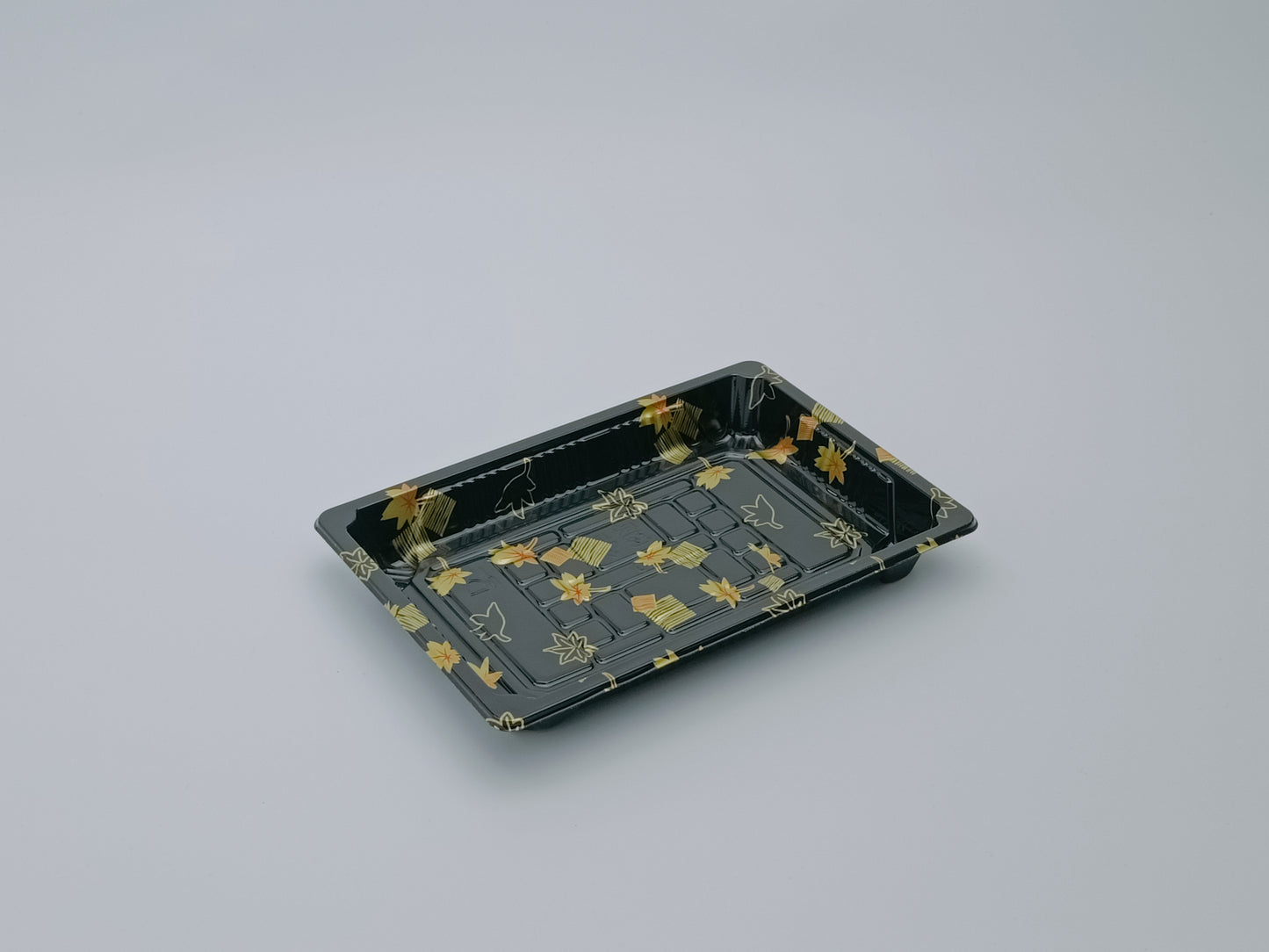 10 7.3×5.1 Inch Disposable PET Sushi Tray with Lid