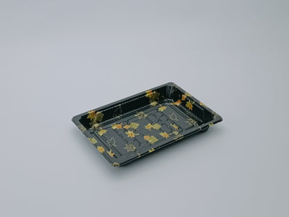 10 7.3×5.1 Inch Disposable PET Sushi Tray with Lid