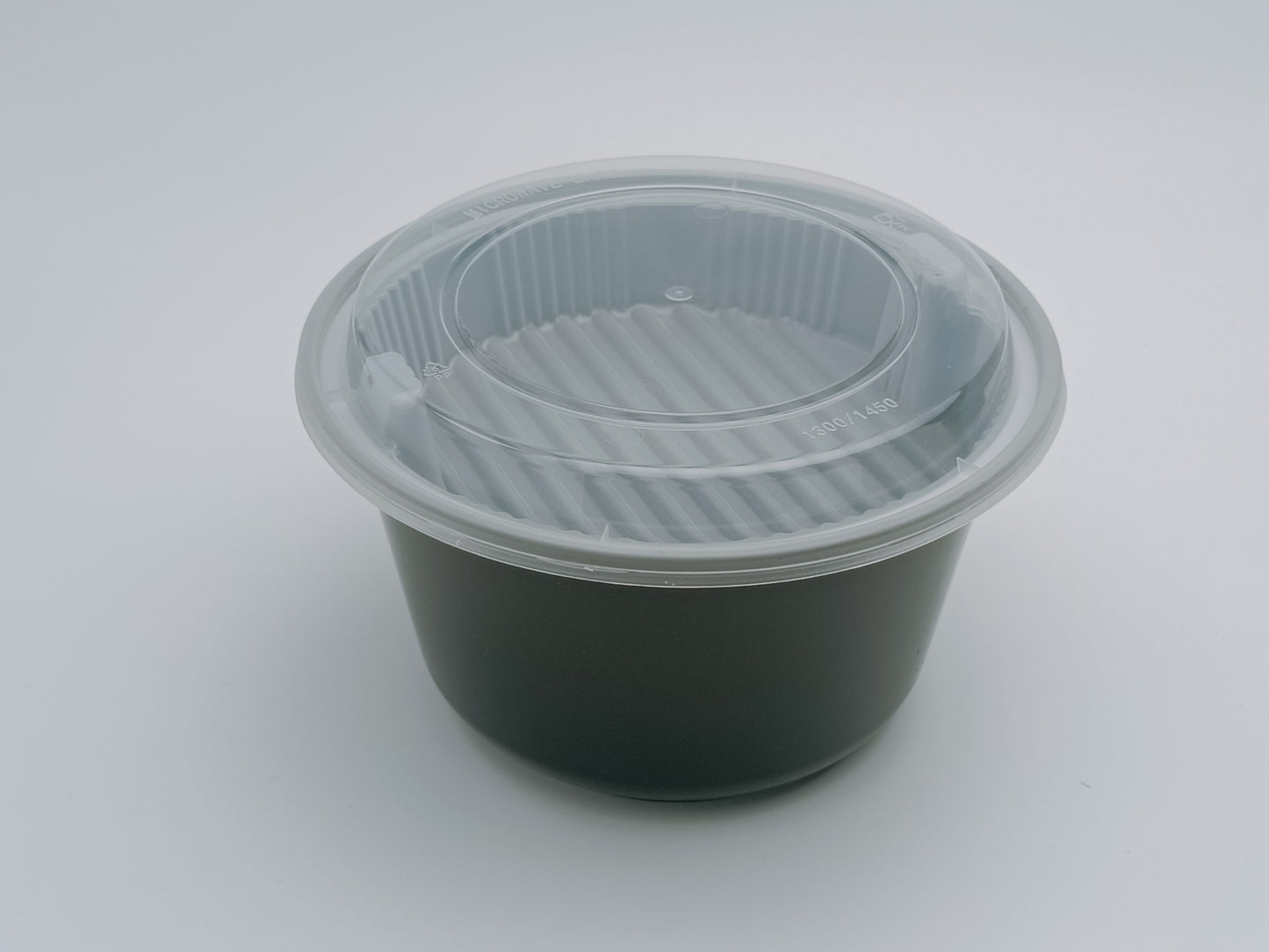 JN1450 Ramen Bowl – 1450ml Deep PP Bowl with Optional Separator Tray & Lid