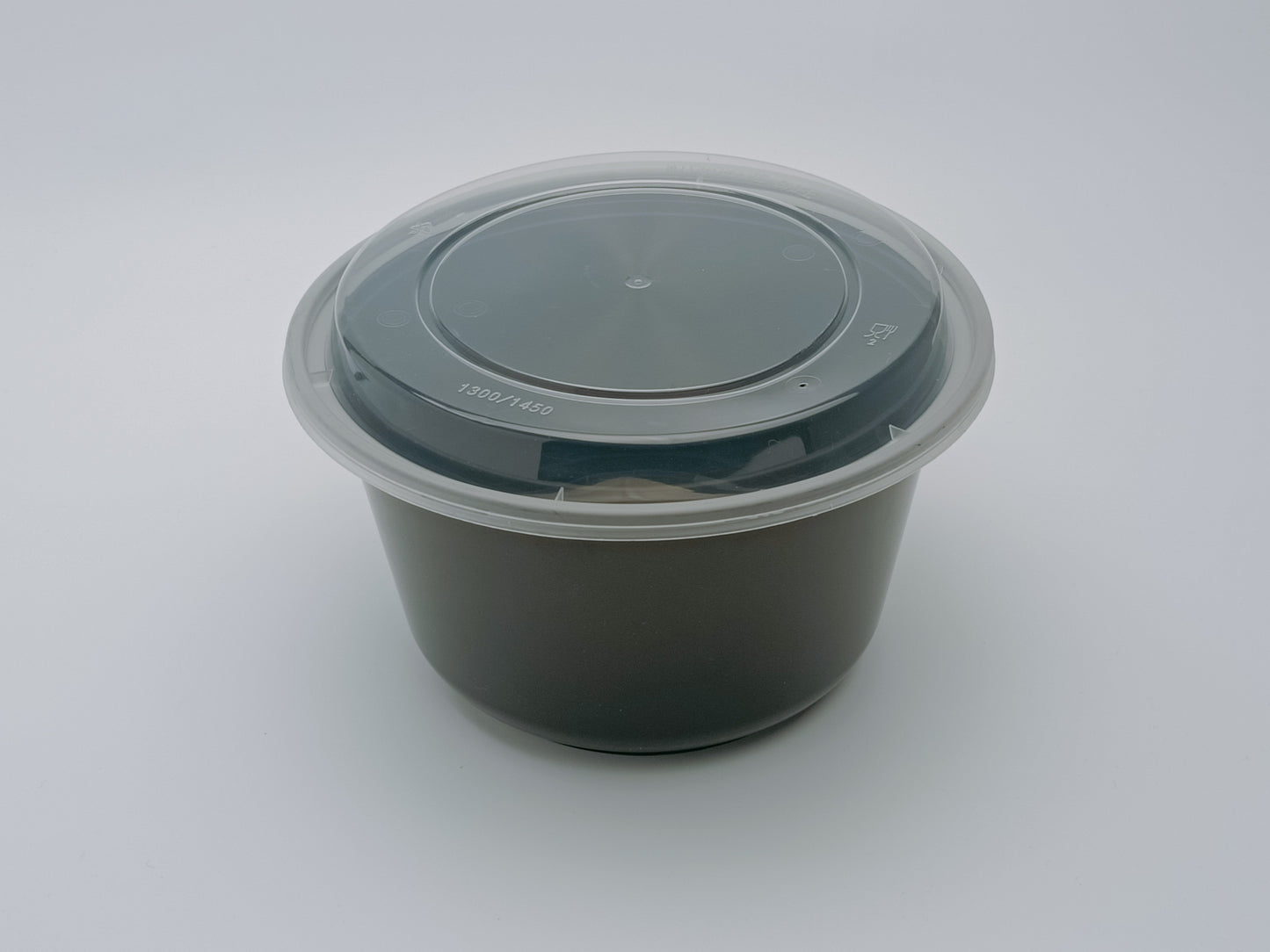 JN1450 Ramen Bowl – 1450ml Deep PP Bowl with Optional Separator Tray & Lid