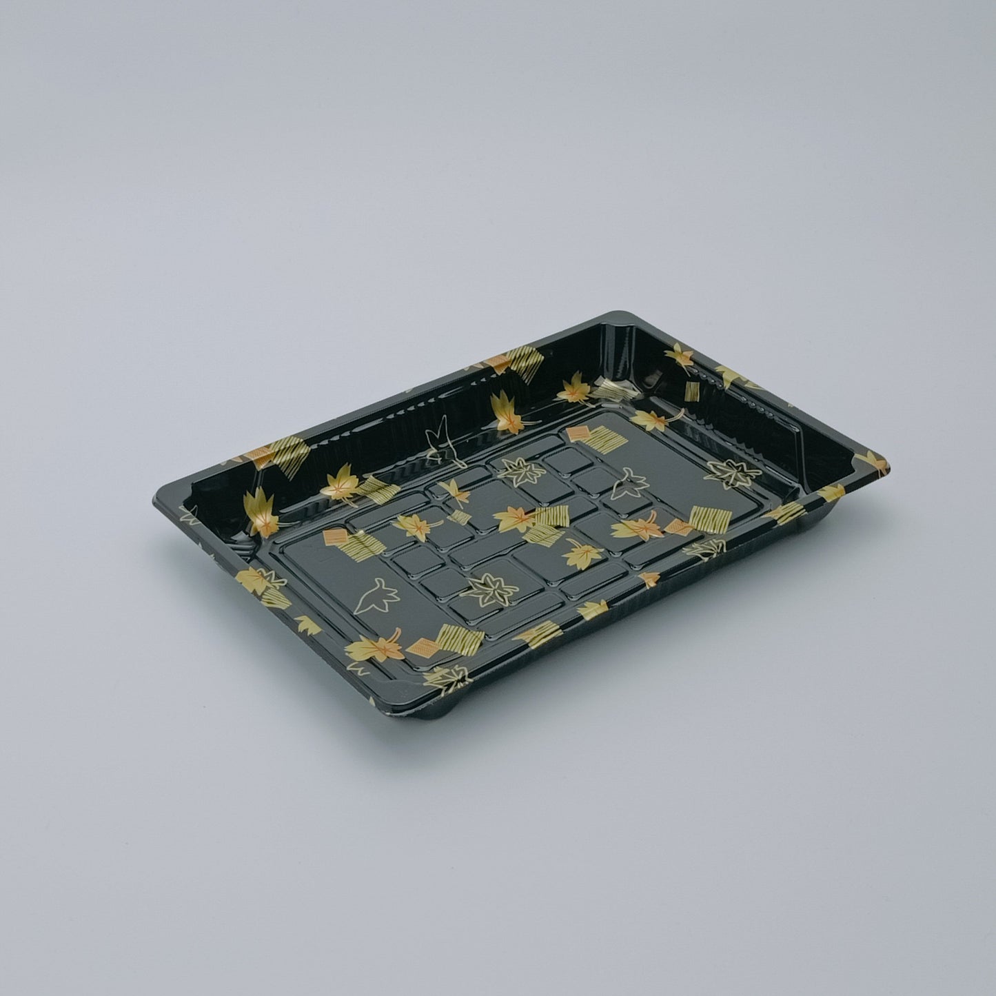 15 8.6×5.4 Inch Disposable PET Sushi Tray with Lid