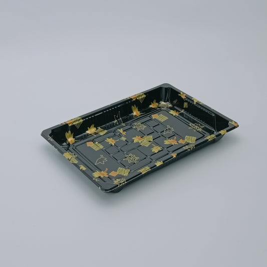 15 8.6×5.4 Inch Disposable PET Sushi Tray with Lid