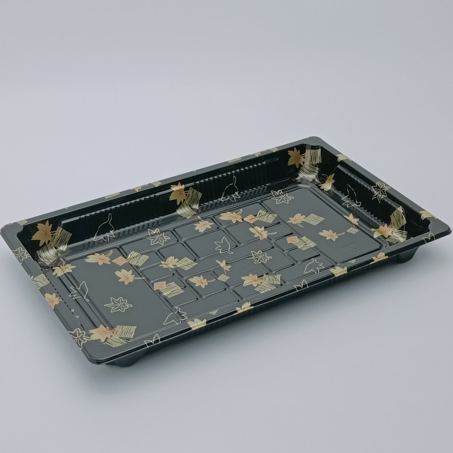 20 9.3×5.7 Inch Disposable PET Sushi Tray with Lid