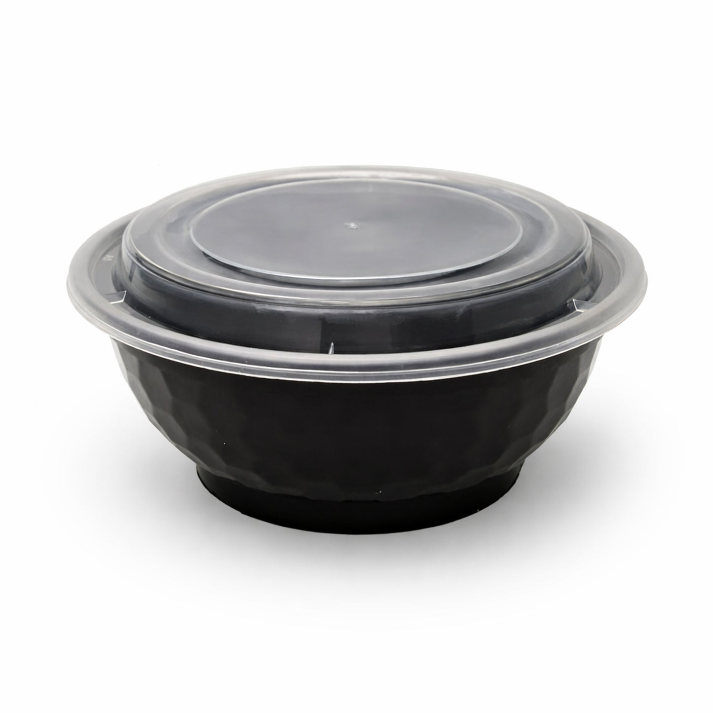 36oz Diamond-Cut Noodle Bowl with Lid (PP) product image