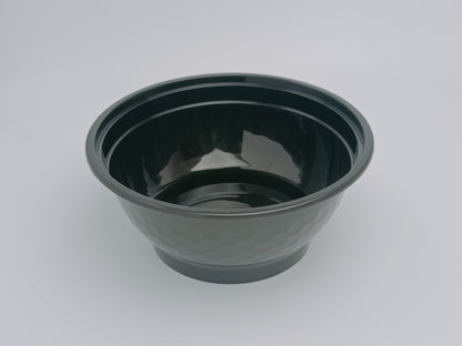 48oz Diamond-Cut PP Noodle Bowl with Lid & Optional Tray