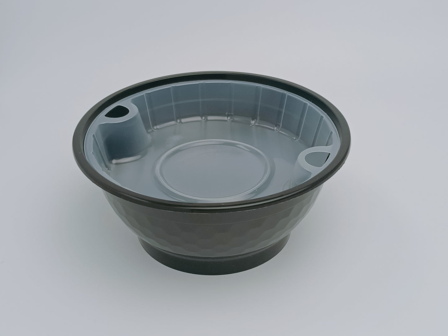 48oz Diamond-Cut PP Noodle Bowl with Lid & Optional Tray