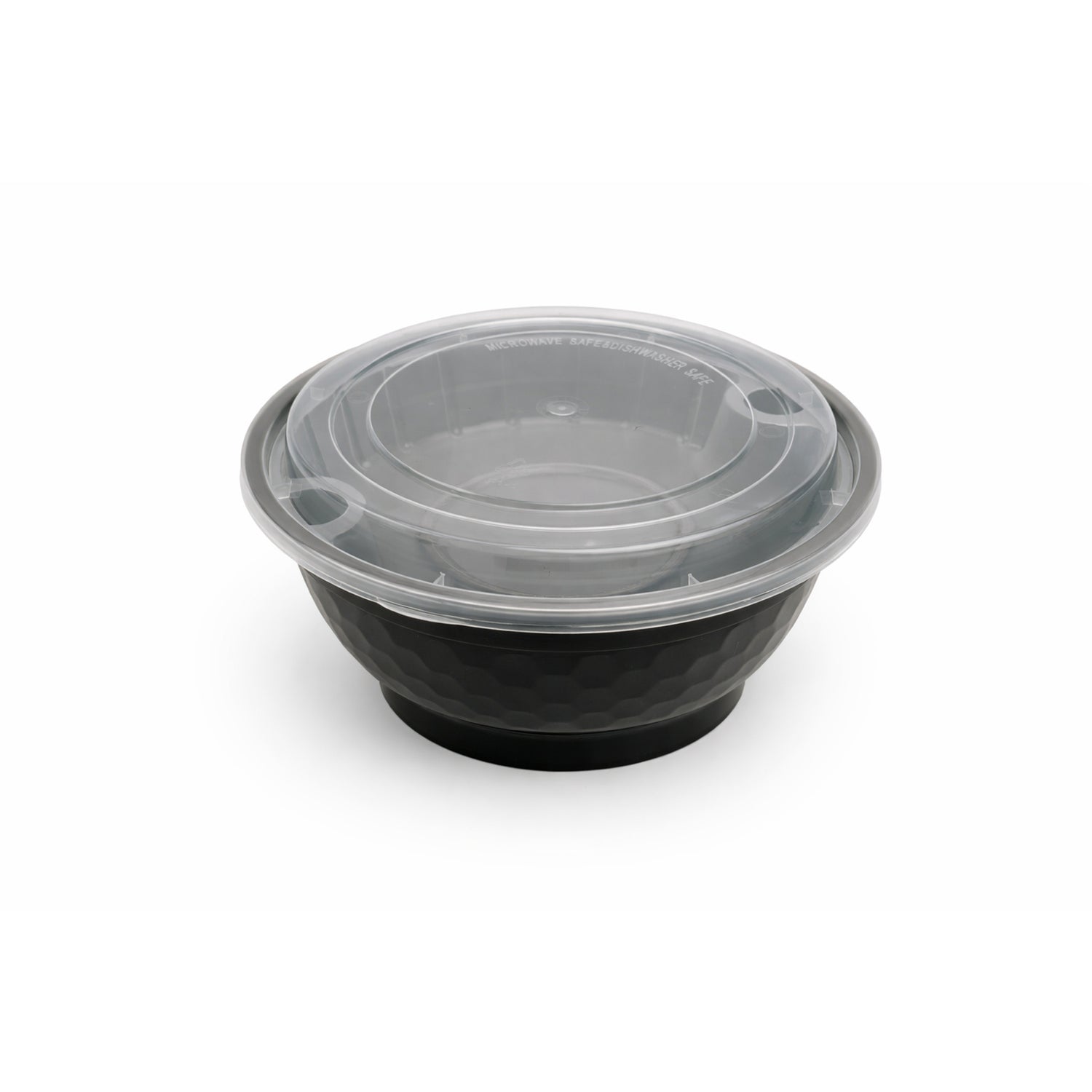 48oz Diamond-Cut PP Noodle Bowl with Lid & Optional Tray product image