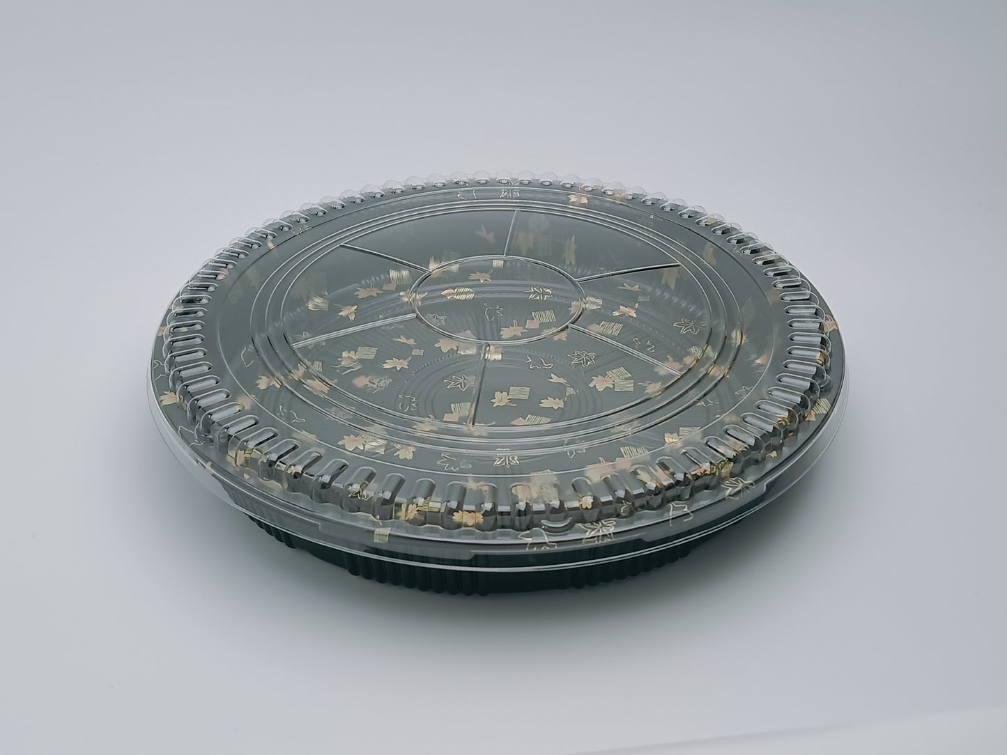 JN63 – 32.5cm Round Sushi Party Tray with Lid