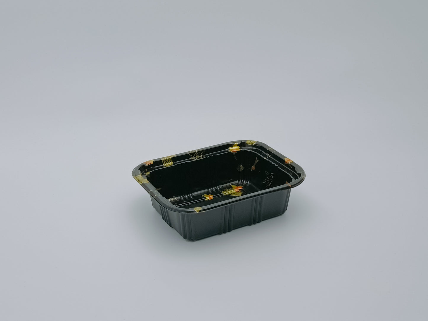 JN805 SushiTray – Inner Lock, 5.5×4.5" Square PET Tray with Lid