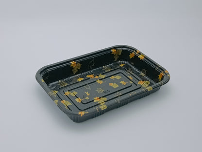 JN820 SushiTray – Inner Lock, JN820 (8.5×5.9") Rectangular PET Tray with Lid