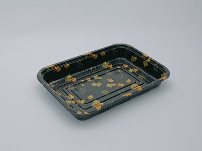 JN825 SushiTray – Inner Lock, JN825 (9.1×6.4") Rectangular PET Tray with Lid