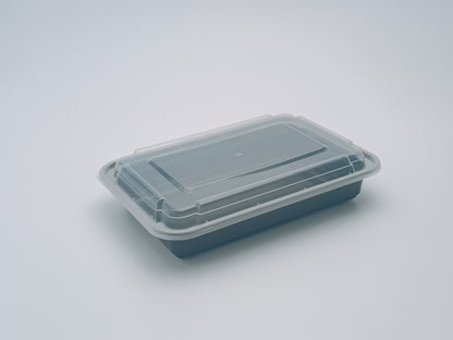 JN868 28oz Rectangular PP Food Container with Lid