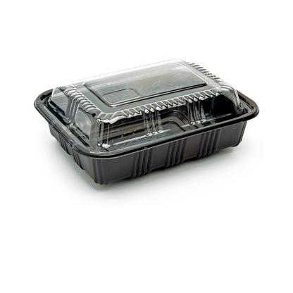 JN807 Inner Lock PET sushi tray alternate product view on white background