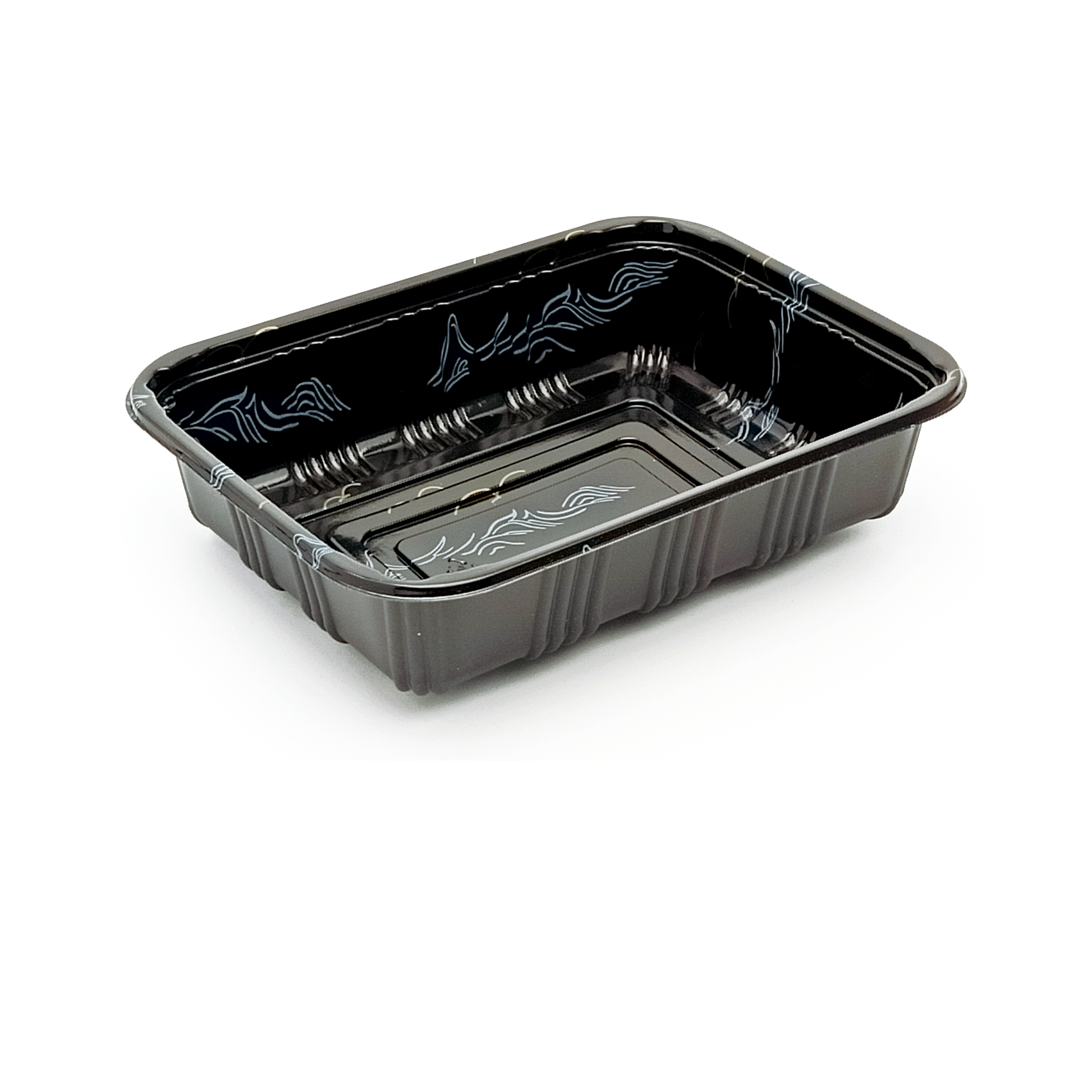 JN807 Inner Lock PET sushi tray alternate product view on white background
