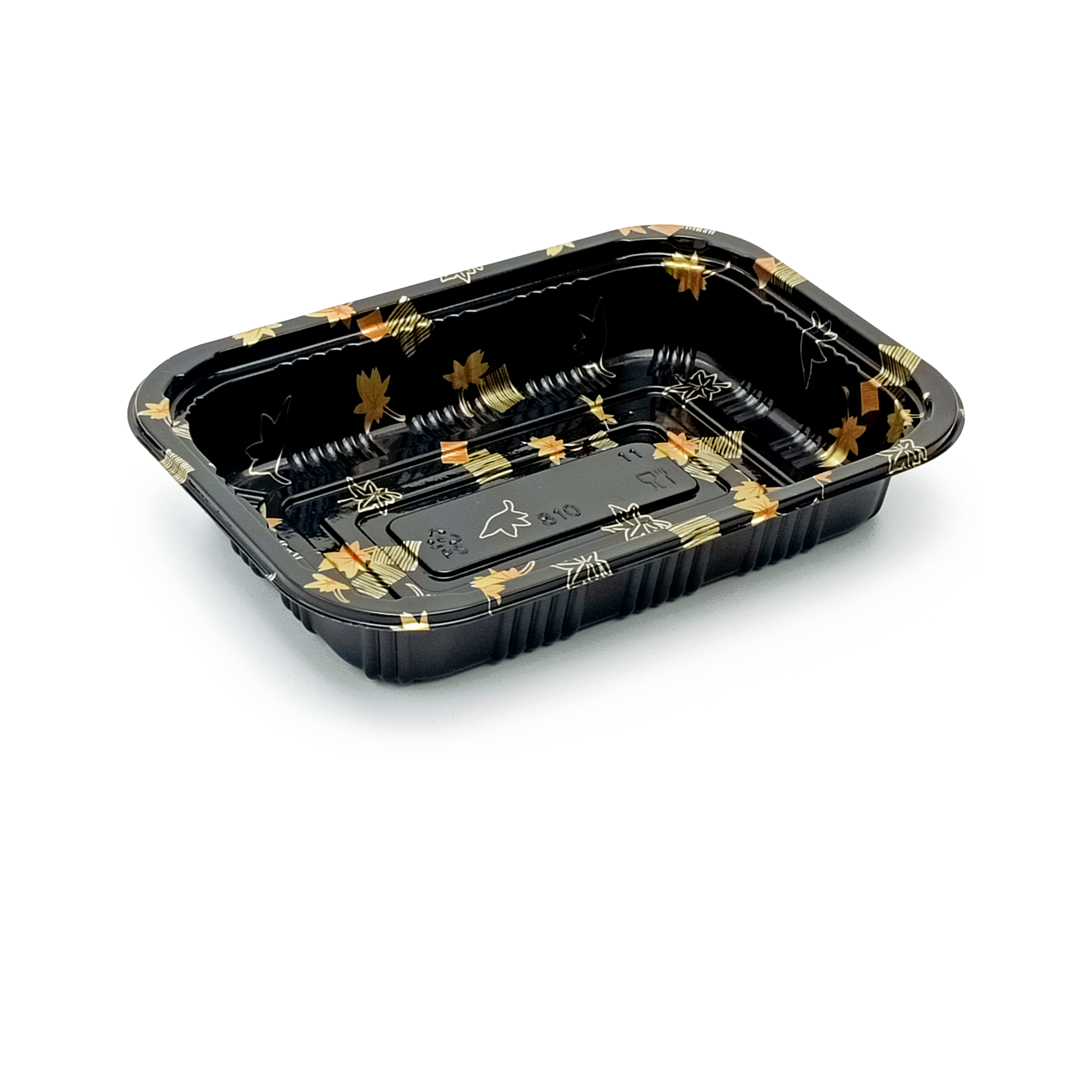 JN810 Inner Lock PET sushi tray alternate product view on white background