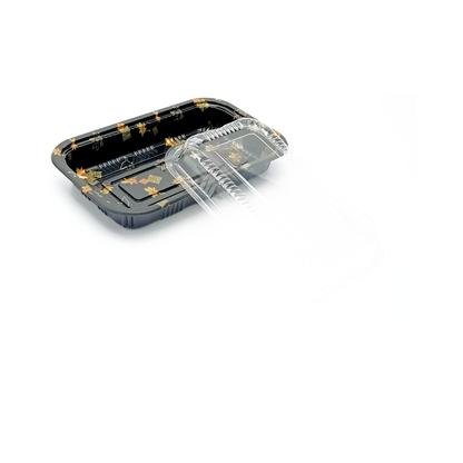 JN815 Inner Lock PET sushi tray alternate product view on white background