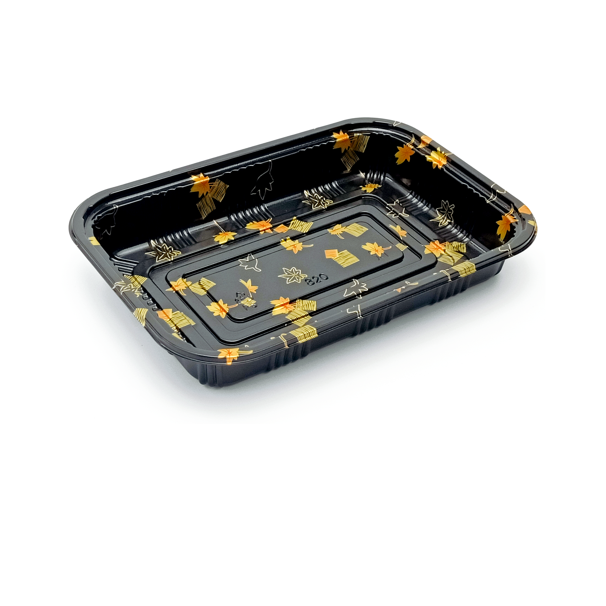 JN820 Inner Lock PET sushi tray alternate product view on white background