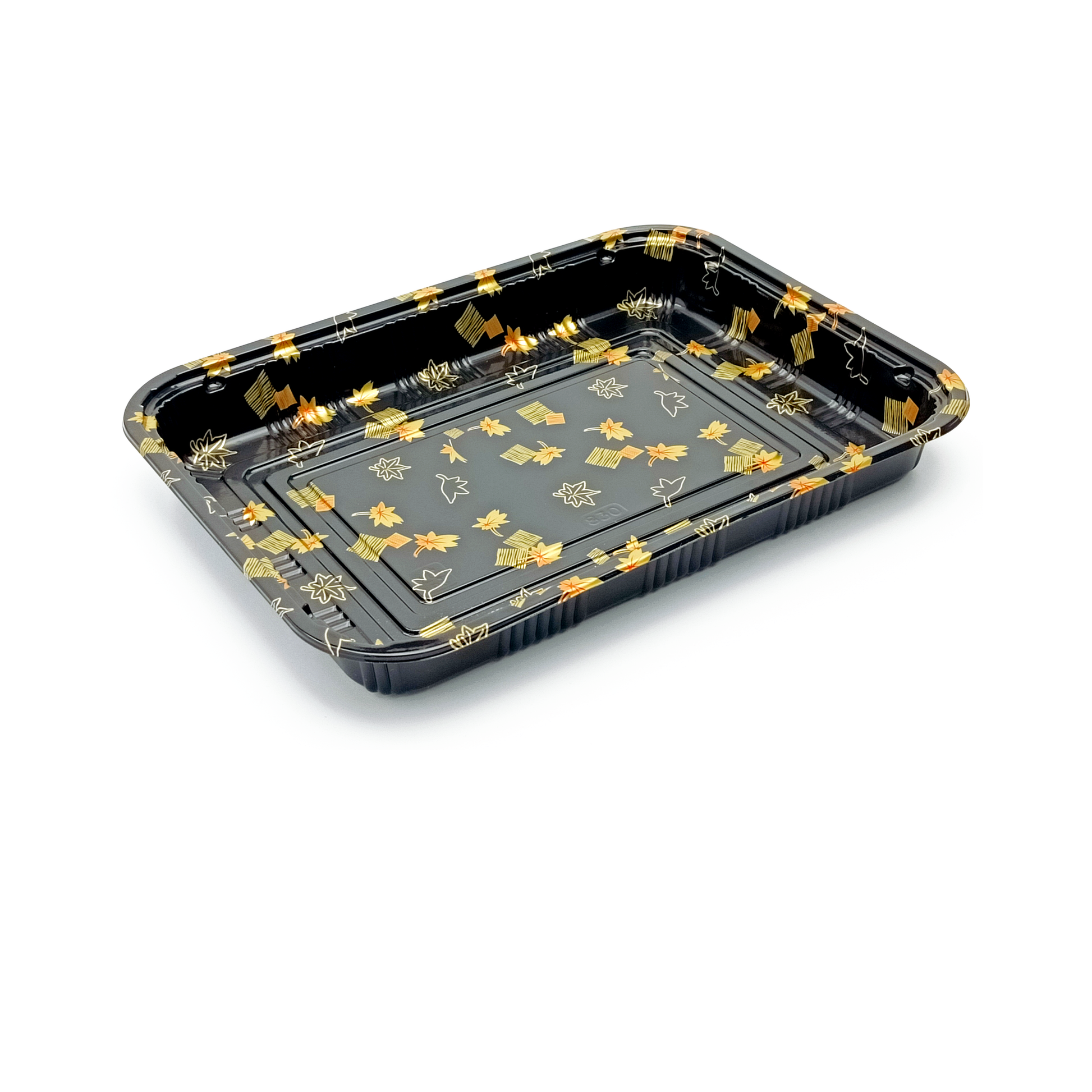 JN830 Inner Lock PET sushi tray alternate product view on white background