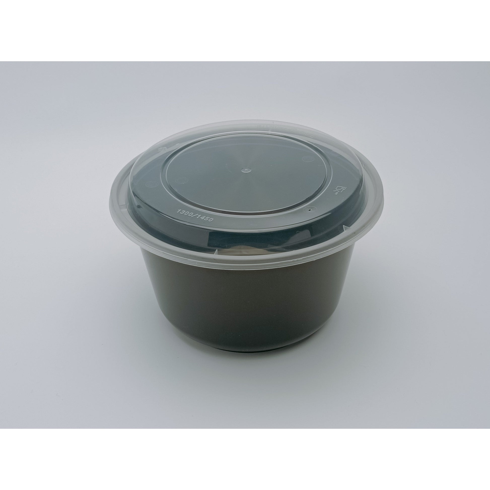 JN1450 Ramen Bowl – 1450ml Deep PP Bowl with Optional Separator Tray & Lid product image